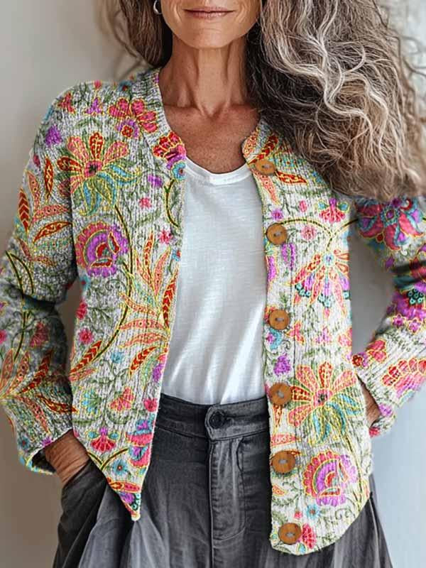 Soraya | Pastel Floral Jacket