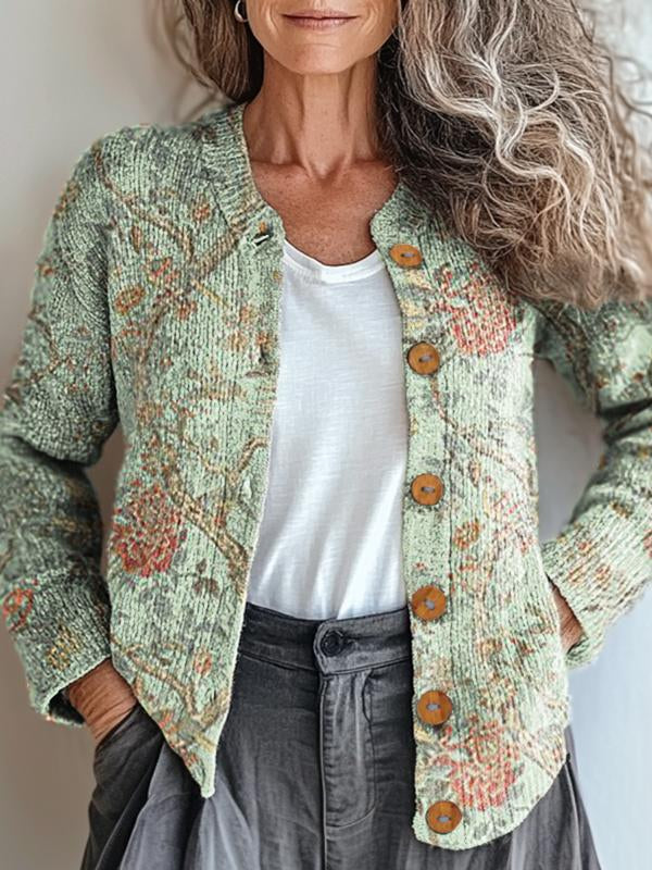 Agnes | Botanical Pattern Jacket