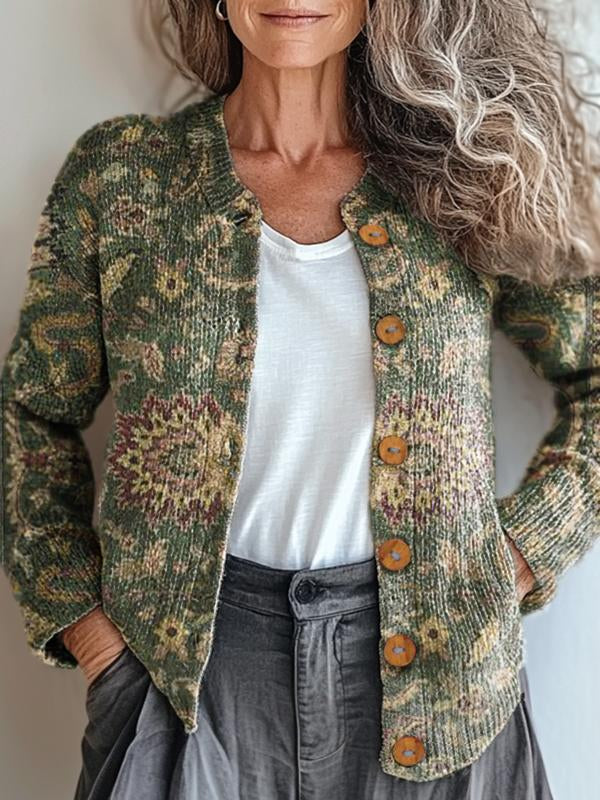 Gunhild | Nature-Inspired Pattern Jacket