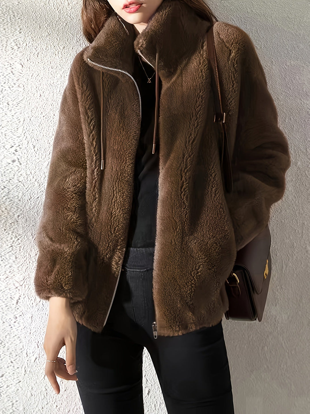Alina – Soft Teddy Coat