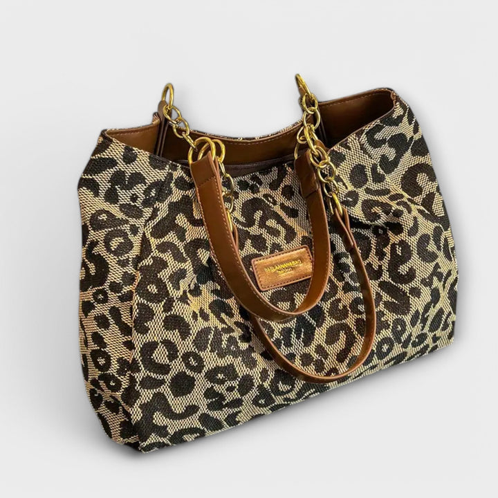 MaryAnne | Leopard Canvas Tote