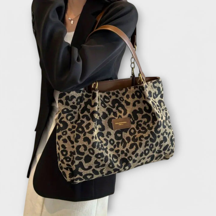 MaryAnne | Leopard Canvas Tote
