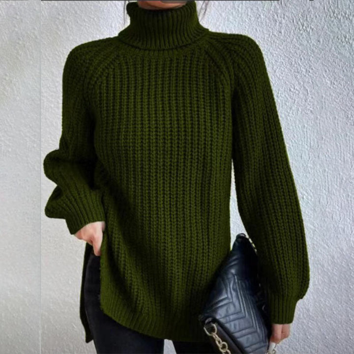 Éloïse™ | Split Turtleneck Sweater