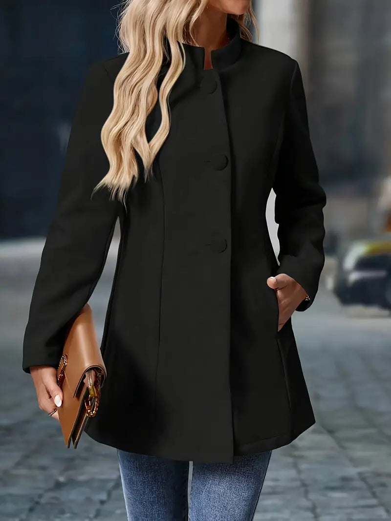 Janey – Elegant Long Blazer-Style Jacket