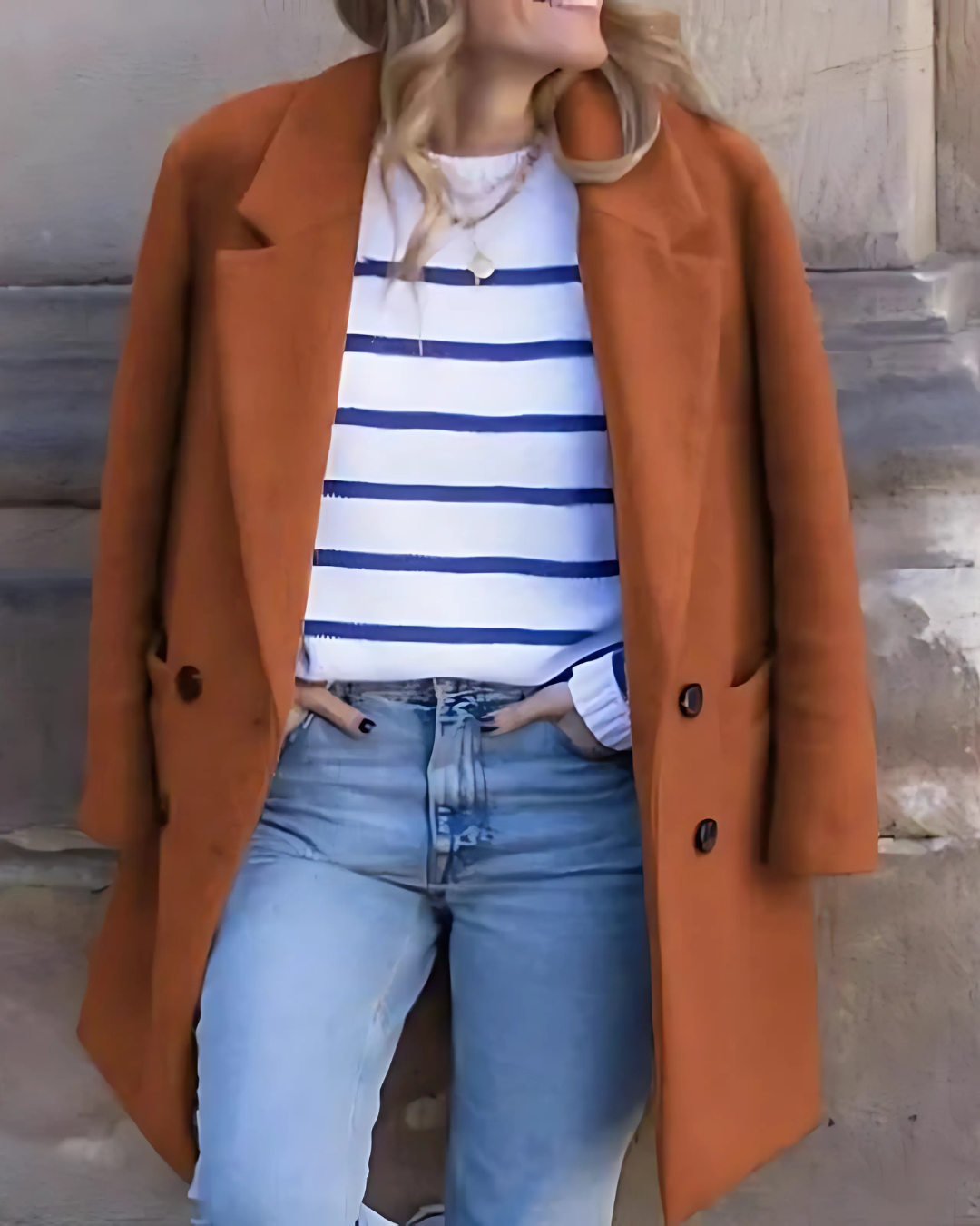 MaryAnne | Mid-Length Autumn Tailored Coat