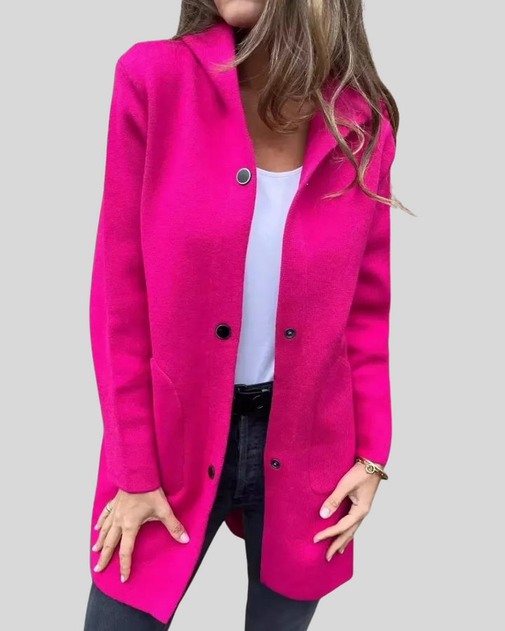 MaryAnne | Hooded Woolen Coat for Everyday Warmth