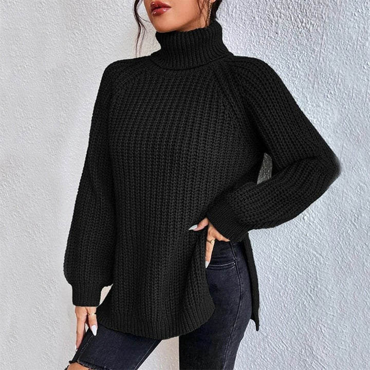 Éloïse™ | Split Turtleneck Sweater