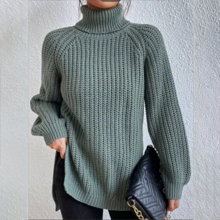Éloïse™ | Split Turtleneck Sweater