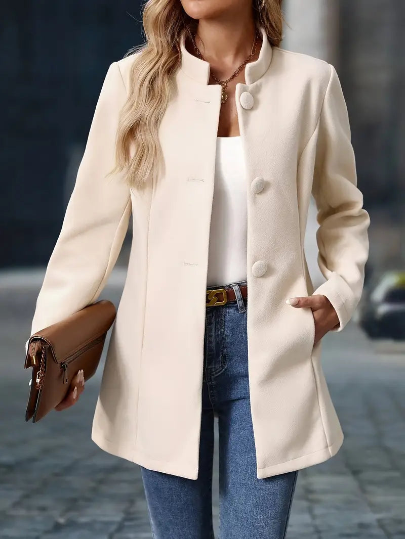 Janey – Elegant Long Blazer-Style Jacket