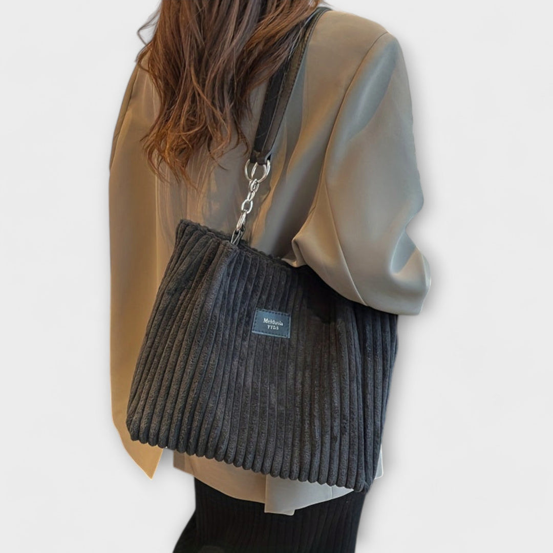 MaryAnne | Soft Cord Shoulder Bag