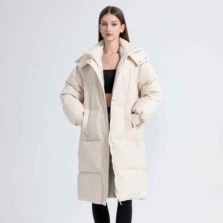 Fiona - Classic Hooded Long Puffer Coat