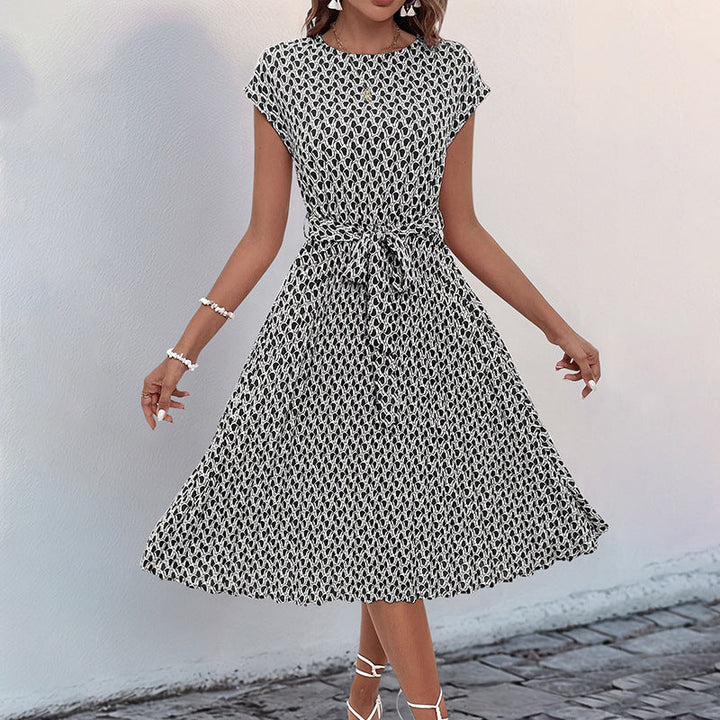 Rimara – Belted Midi Dress