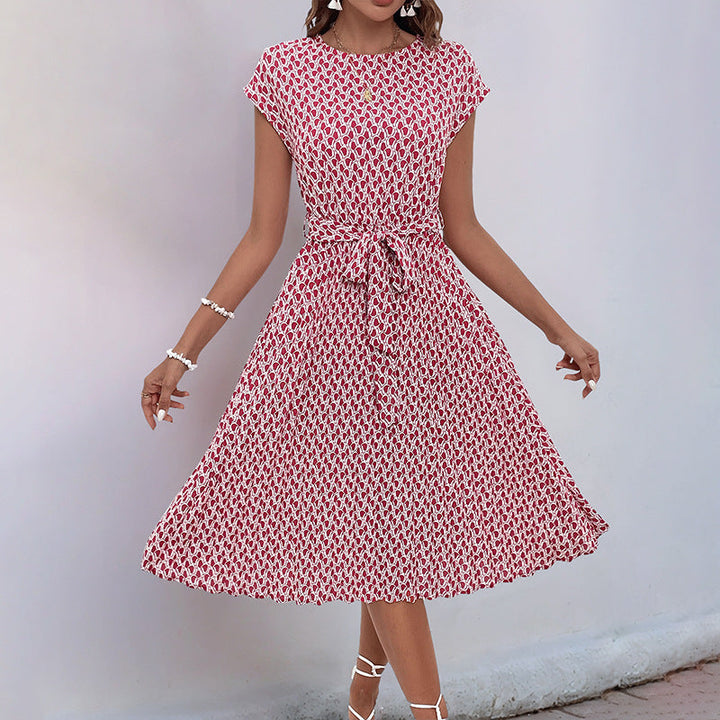 Rimara – Belted Midi Dress