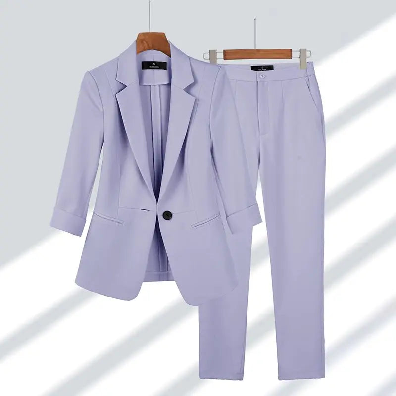 Cherry | Matching Blazer and Trousers Set