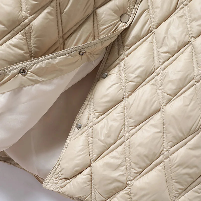 AMBER | REVERSIBLE QUILTED COAT