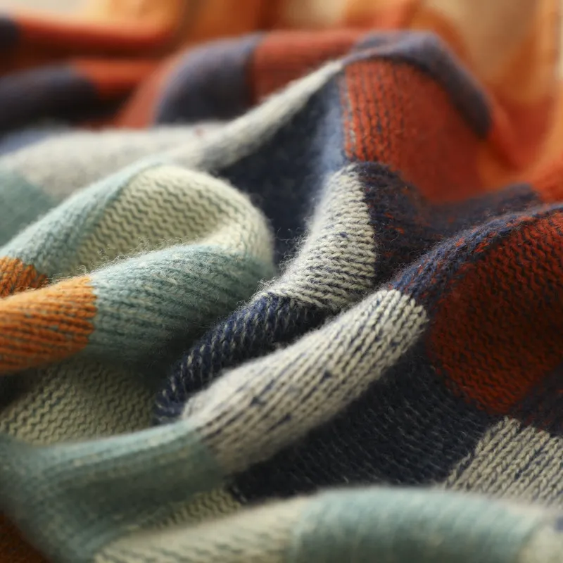 Mabel | Patchwork Turtleneck jumper