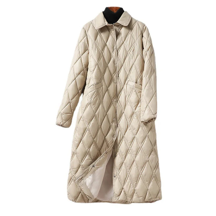AMBER | REVERSIBLE QUILTED COAT