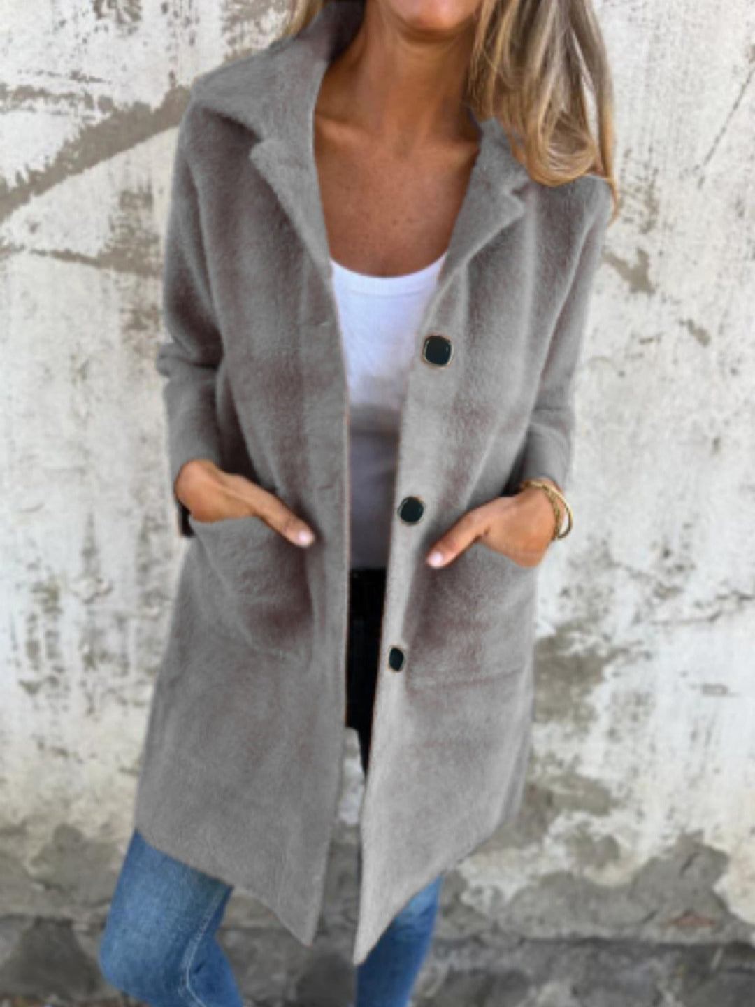 Marce™ | Elegant, Rough Coat