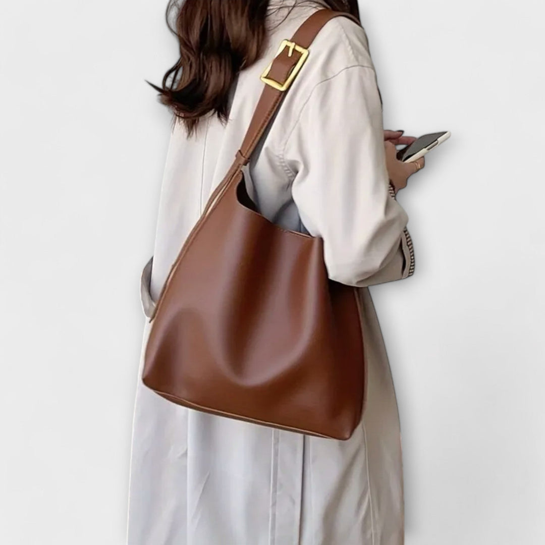 MaryAnne | Elegant Leather Shoulder Bag