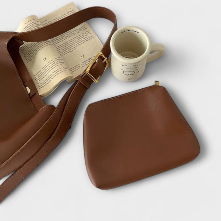 MaryAnne | Elegant Leather Shoulder Bag