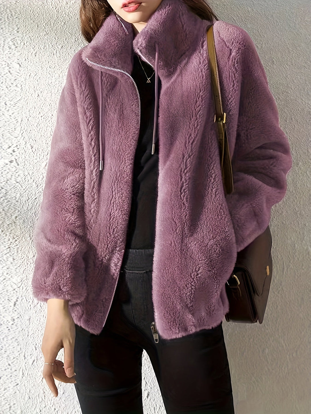 Alina – Soft Teddy Coat