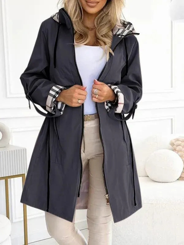 NATALIE™ – Women's Fracket with Front zipper and modern design