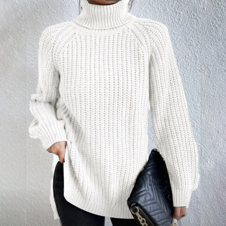 Éloïse™ | Split Turtleneck Sweater