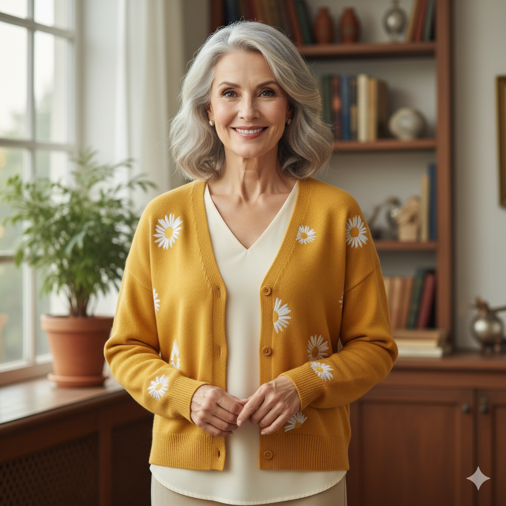 Diana - Floral Cardigan