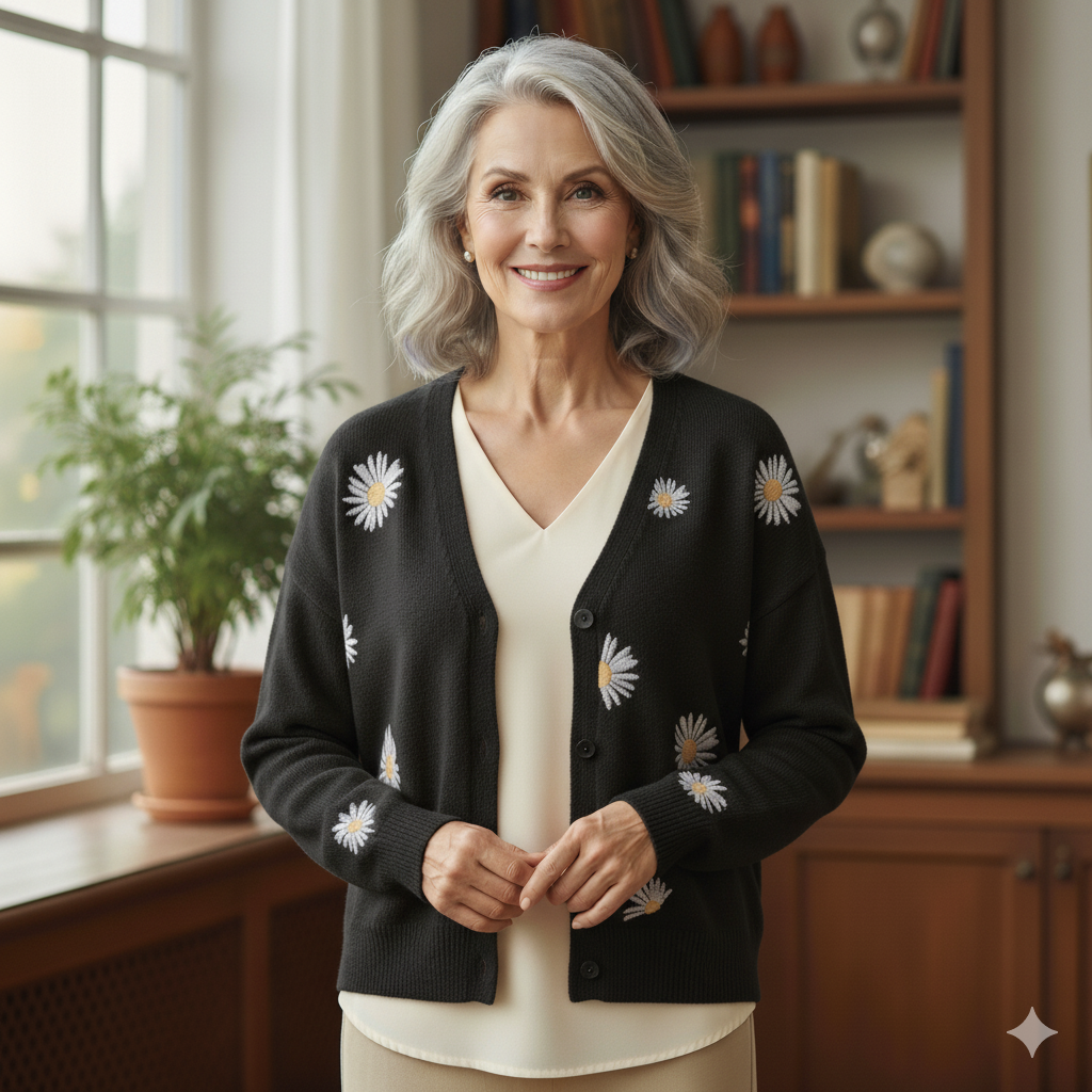 Diana - Floral Cardigan