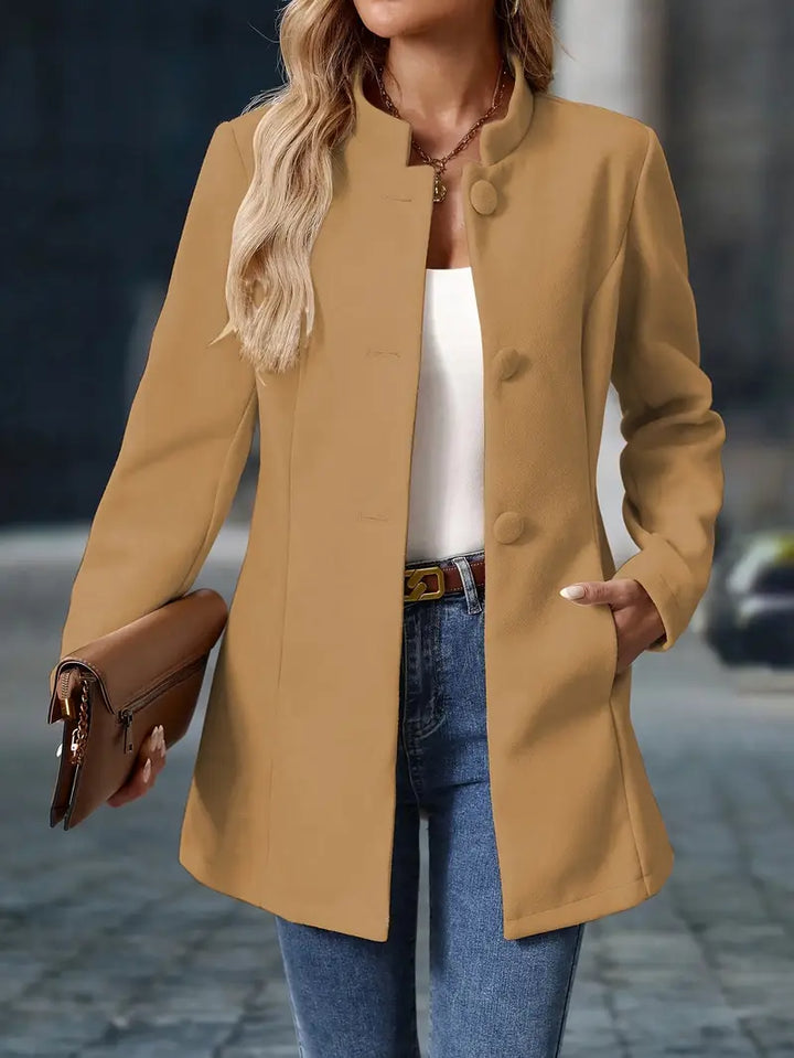 Janey – Elegant Long Blazer-Style Jacket