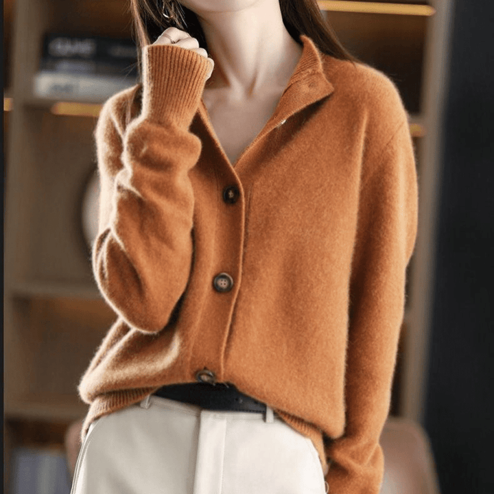 Anny | Elegant Luxe Buttoned Cardigan