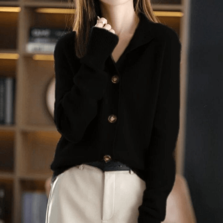 Anny | Elegant Luxe Buttoned Cardigan