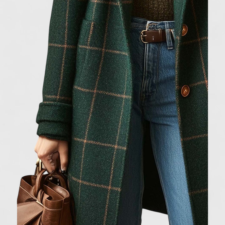 Mary – Classic Check Coat