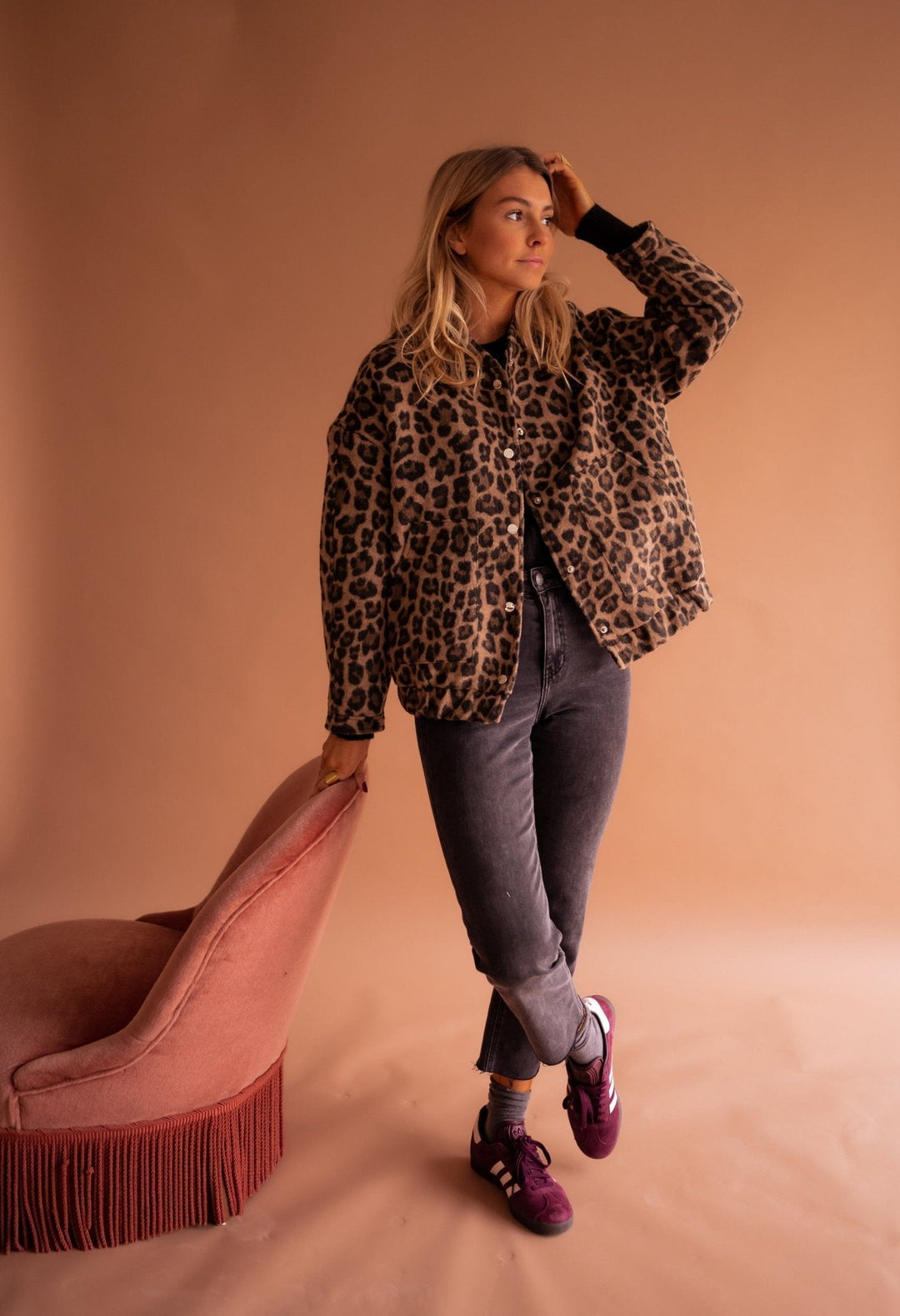 Charlene – Trendy Leopard Jacket