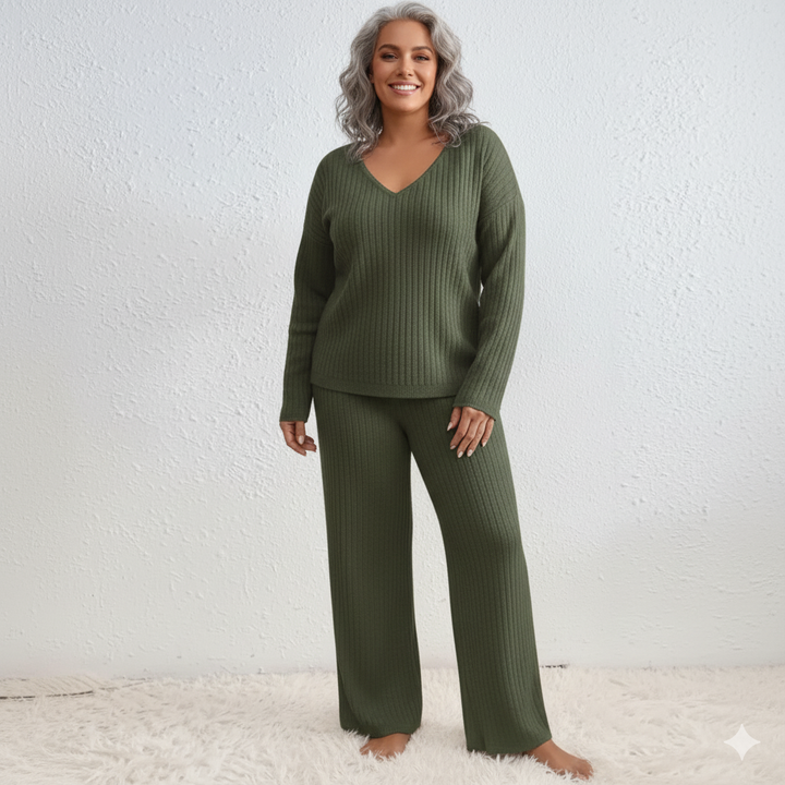 Margaret - Top and Trousers Two-piece Set