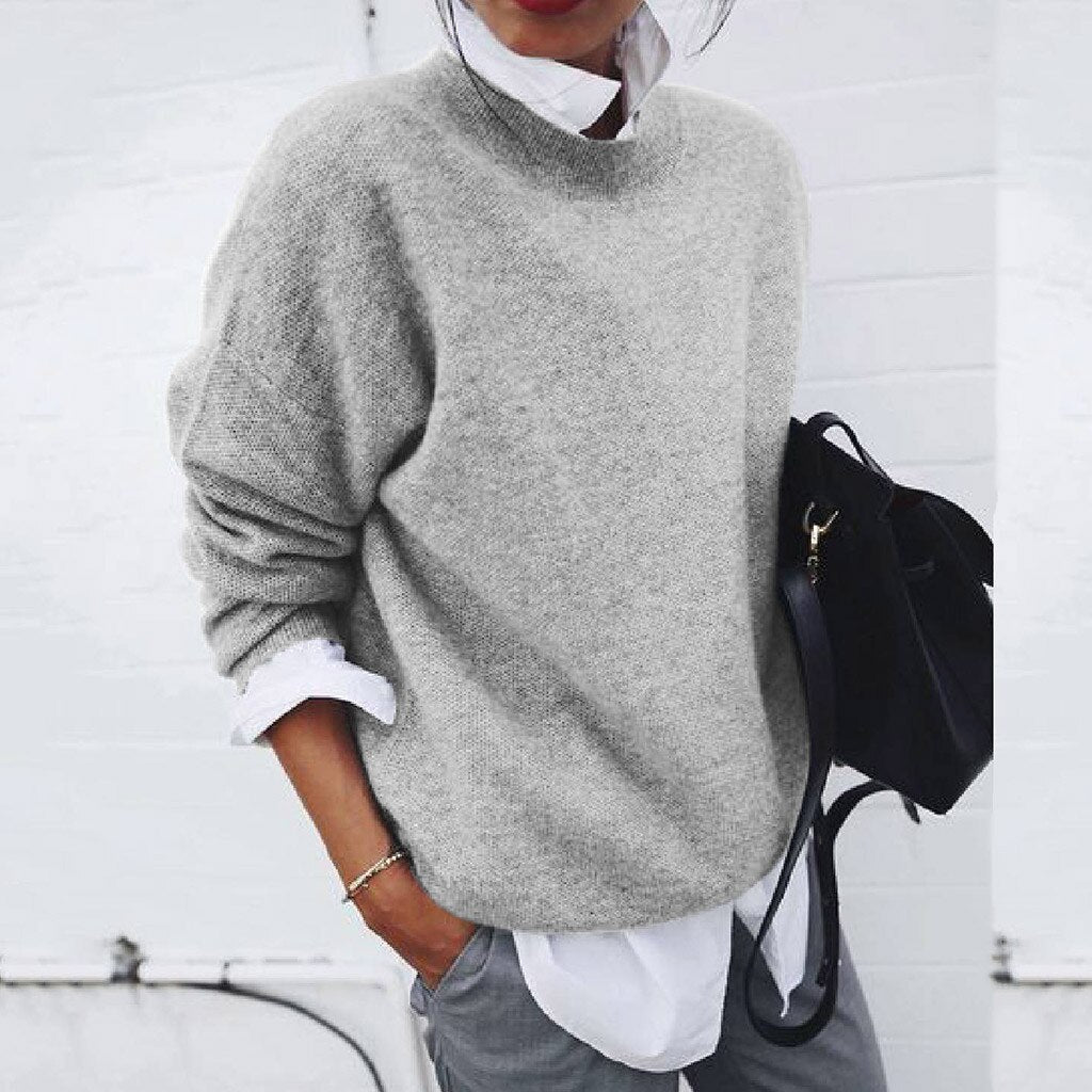 Tonje | Soft oversized sweater with round neck
