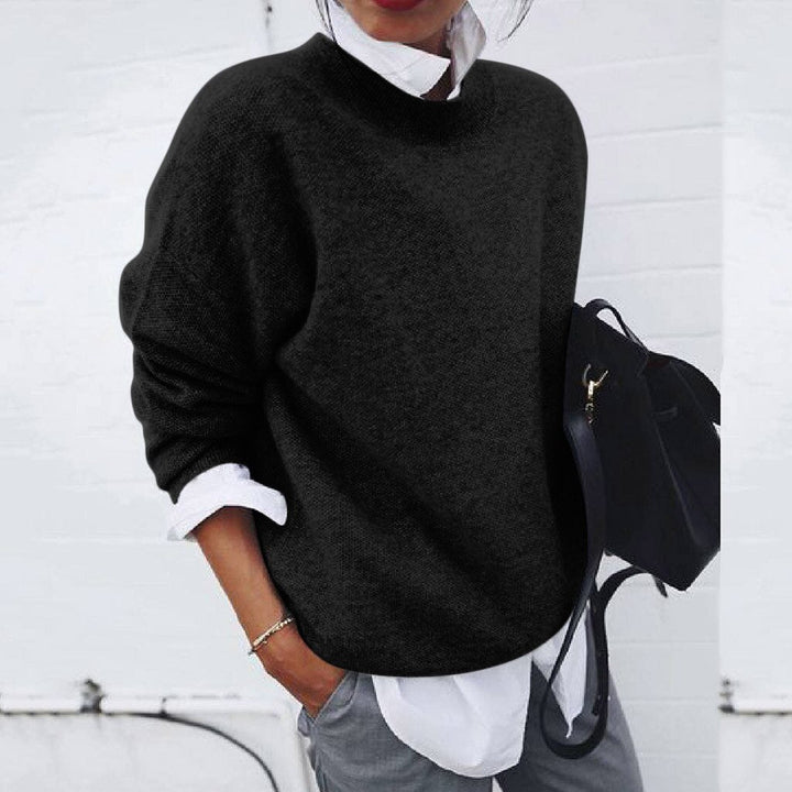Tonje | Soft oversized sweater with round neck