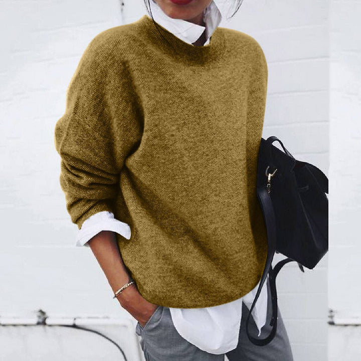 Tonje | Soft oversized sweater with round neck
