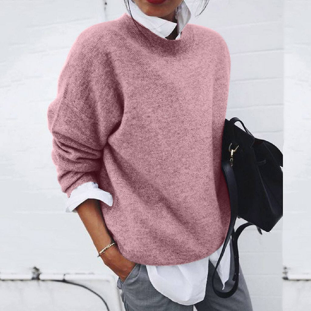 Tonje | Soft oversized sweater with round neck