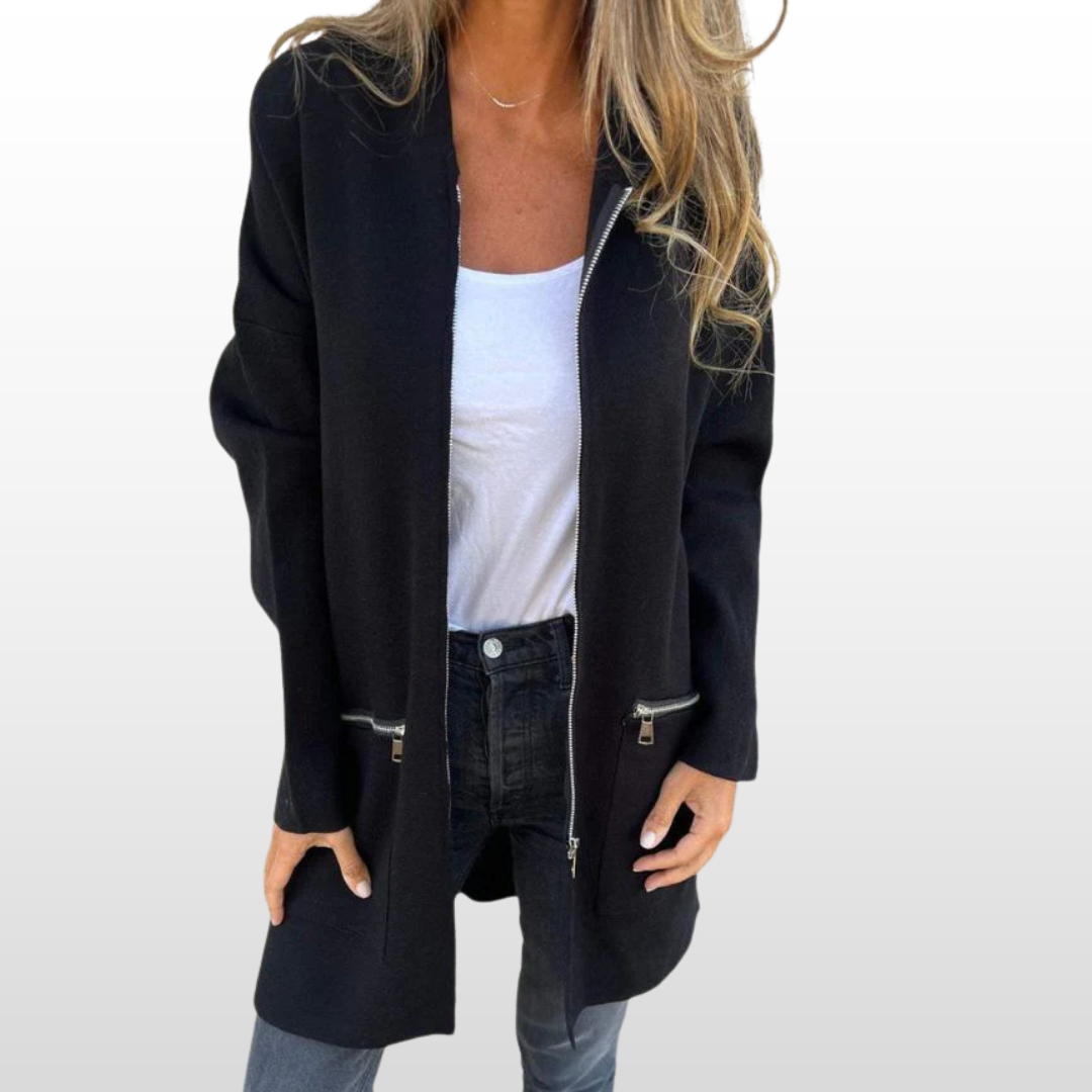 Orla | Long Jacket With Hood