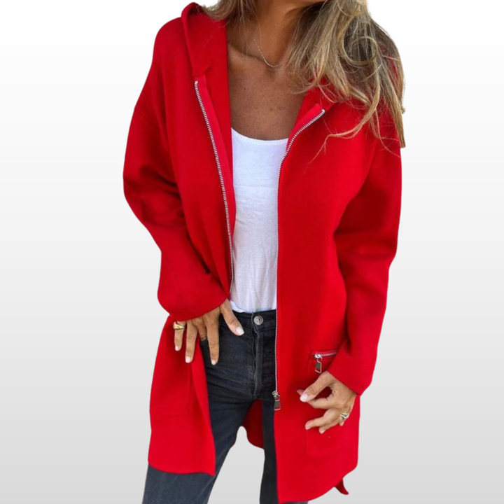 Orla | Long Jacket With Hood