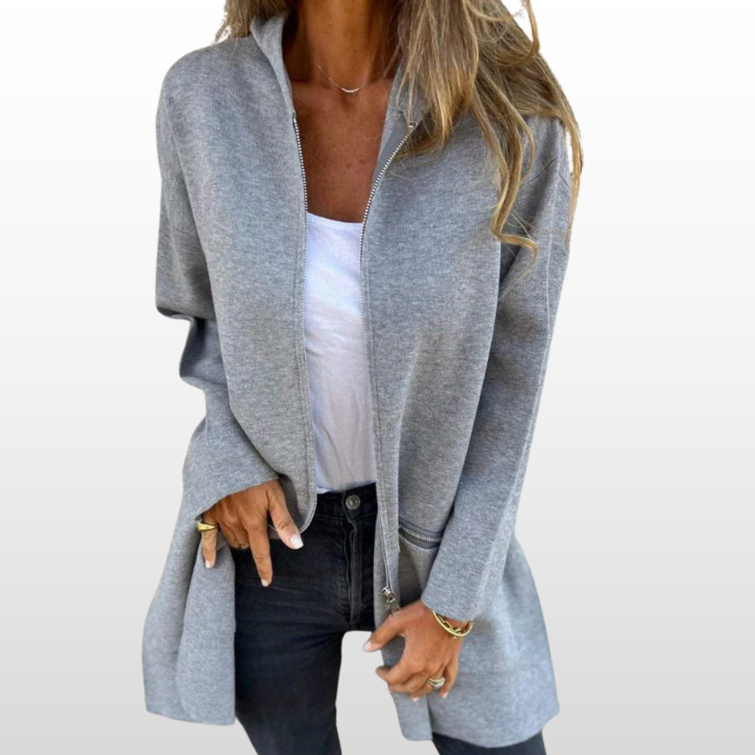 Orla | Long Jacket With Hood