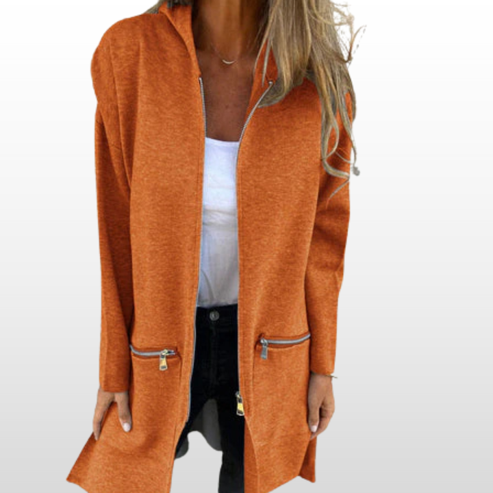 Orla | Long Jacket With Hood