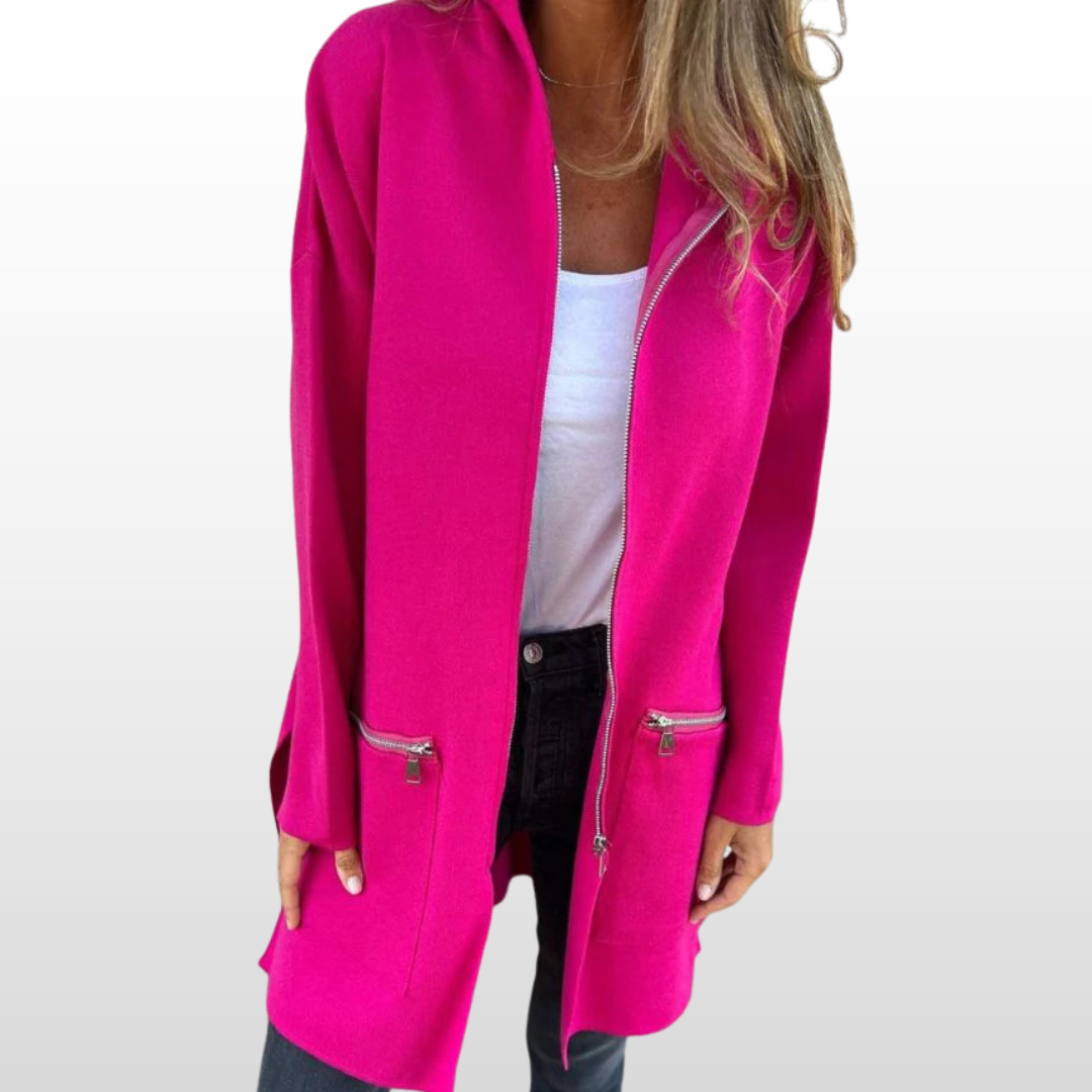 Orla | Long Jacket With Hood