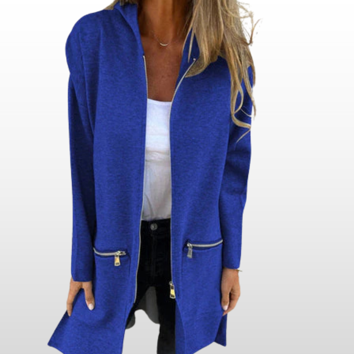 Orla | Long Jacket With Hood