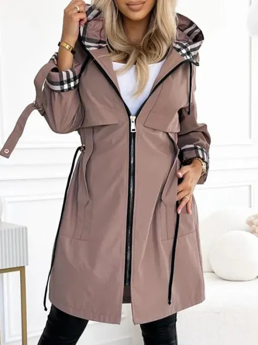 NATALIE™ – Women's Fracket with Front zipper and modern design