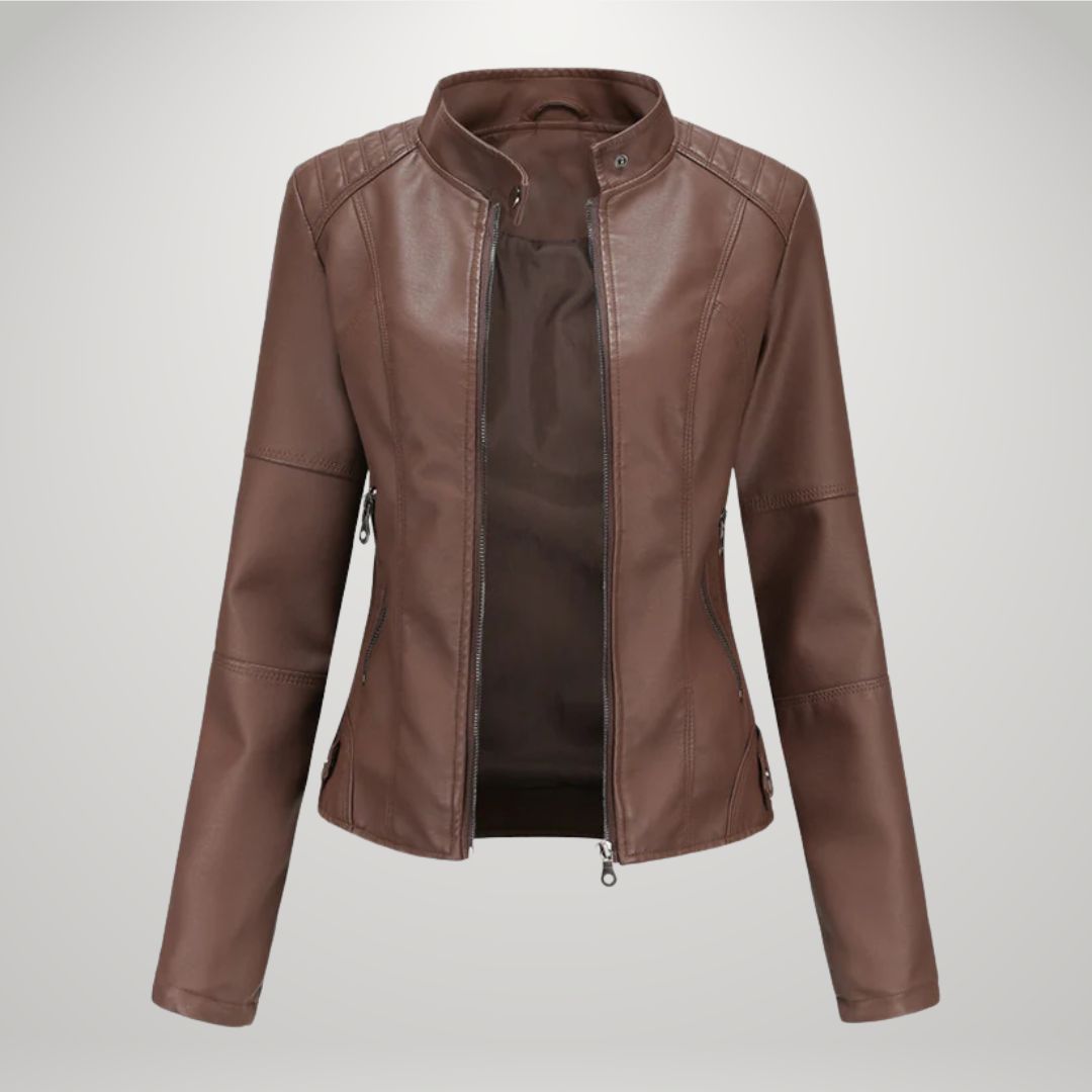 Casual Leather Jacket Sophia™