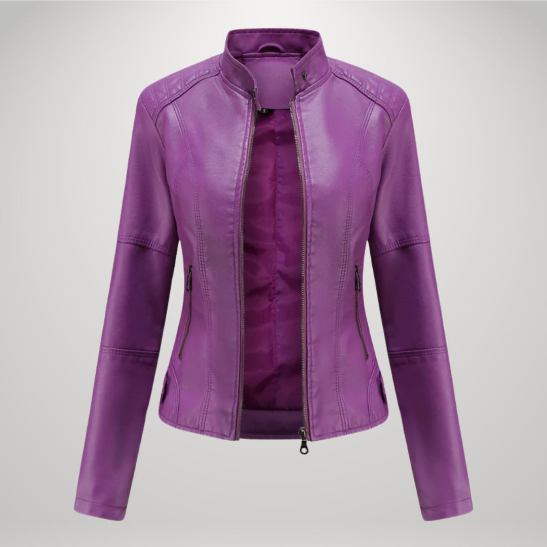 Casual Leather Jacket Sophia™