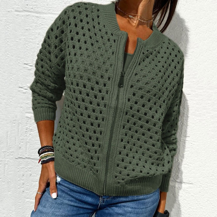 Nova | Knitted Jacket with Zipper
